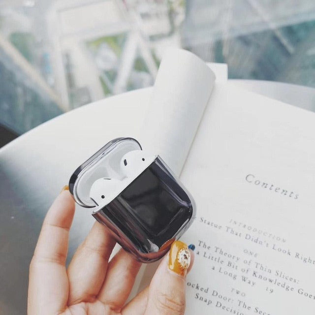 Electroplated Hard shell earphone shell for Apple Airpods protective case luxury gold box all new Anti-fall cover For airpods 2