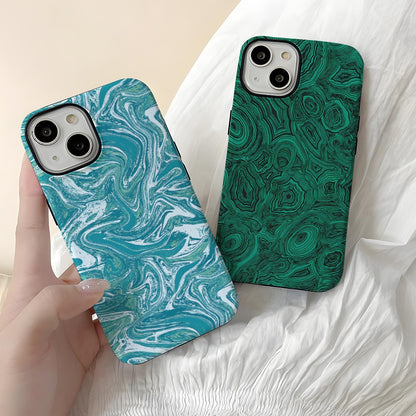 Abstract phone case Apple 16pro protective case 2-in-1 film case 13pm Apple phone case 15pm hard case