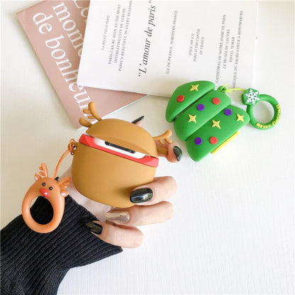 For airpods case Fundas For Airpods 2 case cover cute 3D Wireless Bluetooth Headphones Protective Cover Silicone Earphone Case