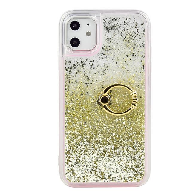 Liquid Quicksand Phone Case  Ring Kickstand Soft TPU Case