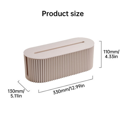 Cable management organizer box, an accessory for power strips and home - office power cables