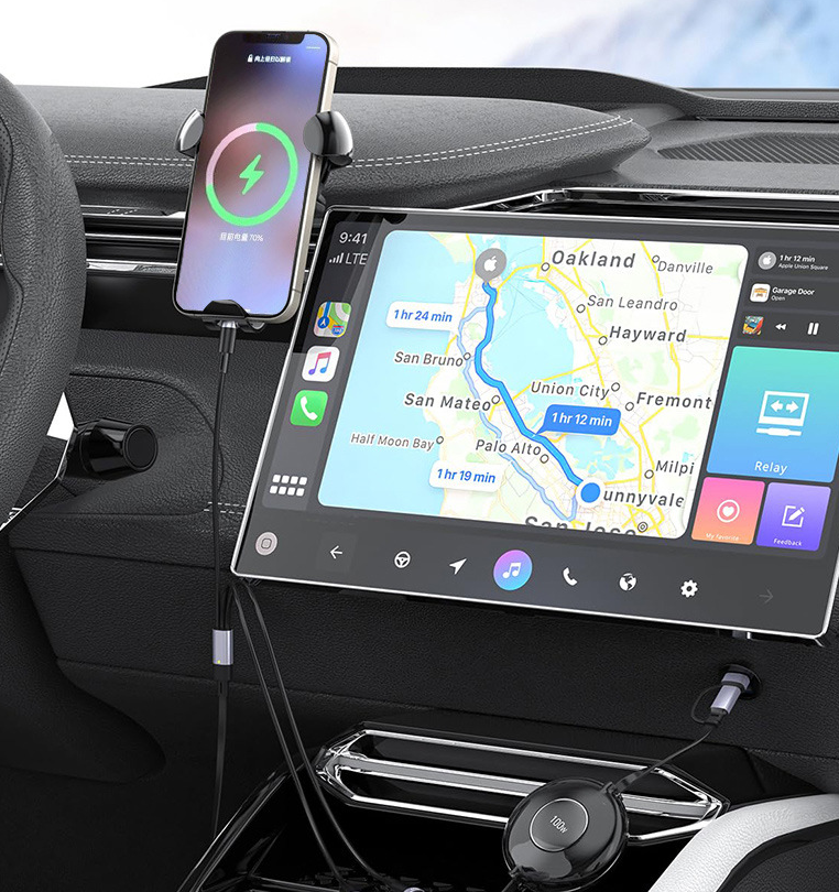 New 100W TypeC multifunctional telescopic interface with two to three data cables and PD fast charging five in one design