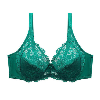 Bra lace gathering comfortable bra plus size underwear
