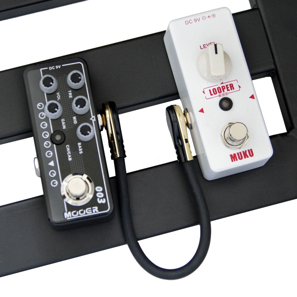 3PCS Guitar Patch Cables Right Angle 15cm1/4 Instrument Cables for Guitar Effect Pedals