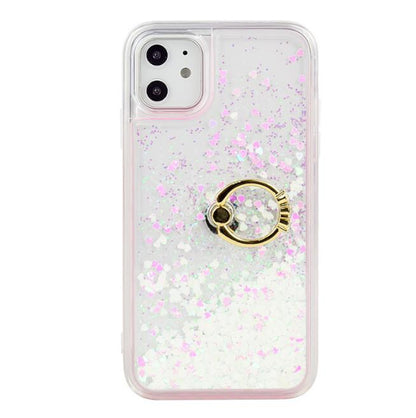 Liquid Quicksand Phone Case  Ring Kickstand Soft TPU Case