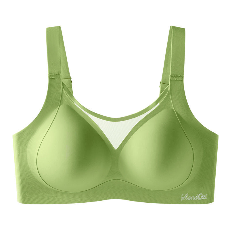 Big chest bra chubby girl mm big cup bra