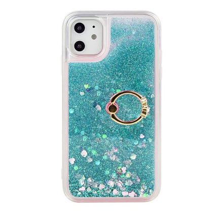 Liquid Quicksand Phone Case  Ring Kickstand Soft TPU Case