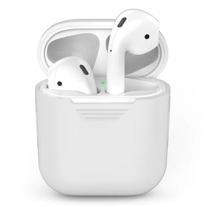 Funda de silicona suave para Apple Airpods funda a prueba de golpes para Apple AirPods auriculares fundas Ultra Thin Air Pods Protector funda