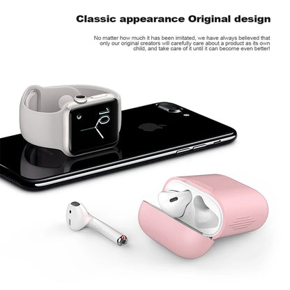 Funda de silicona suave para Apple Airpods funda a prueba de golpes para Apple AirPods auriculares fundas Ultra Thin Air Pods Protector funda
