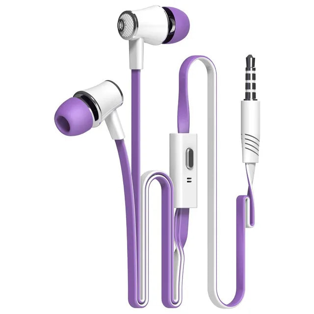 JM21 Colorful In-ear Earphone Headphones Hifi Earphones Low Headphones High Quality Earphones For MP3 Phone
