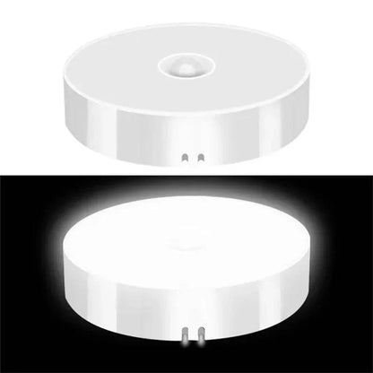 EMESA HOME PIR Motion Sensor LED Night Light – USB Rechargeable Wireless Lamp for Cabinet, Wardrobe, Staircase, Closet, Kitchen